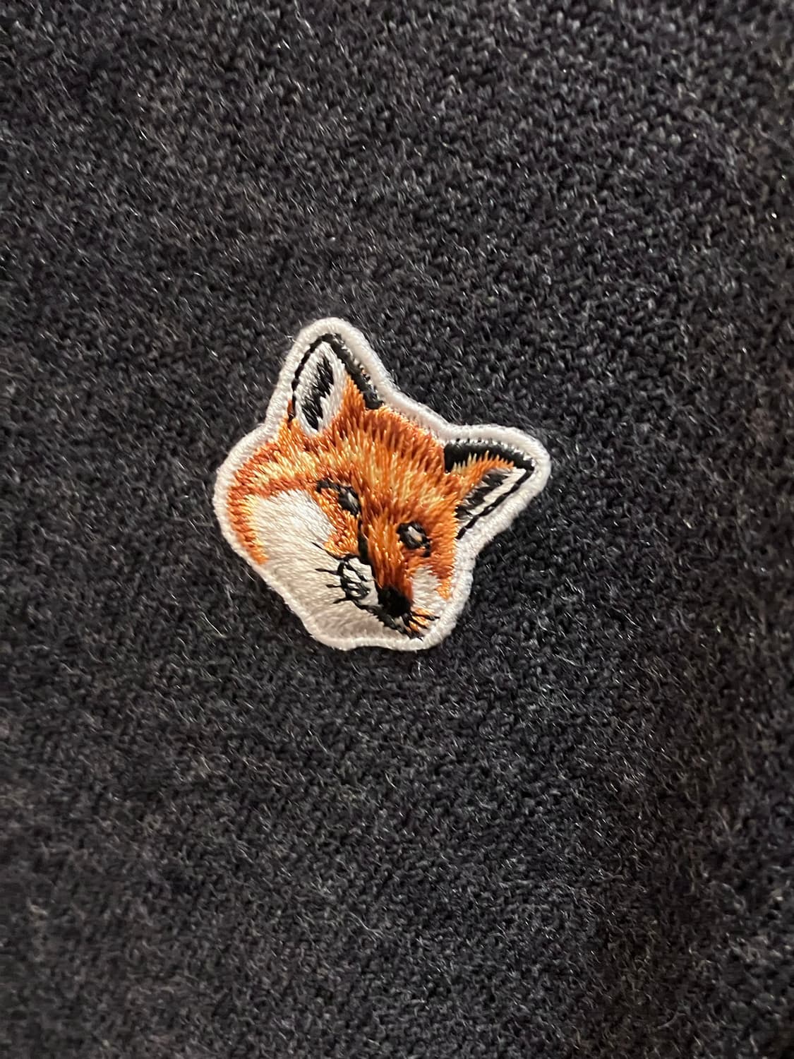 메종키츠네 울 가디건 차콜 XL  #csz4151 상품이미지5