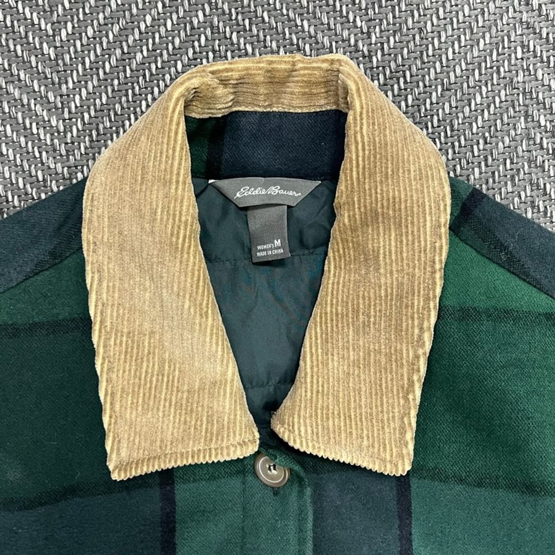 에디바우어 퀼티드 체크초어자켓 v0993 상품이미지7