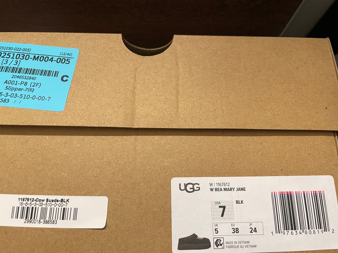 [240] ugg 비아 메리제인 블랙 새상품 상품이미지5
