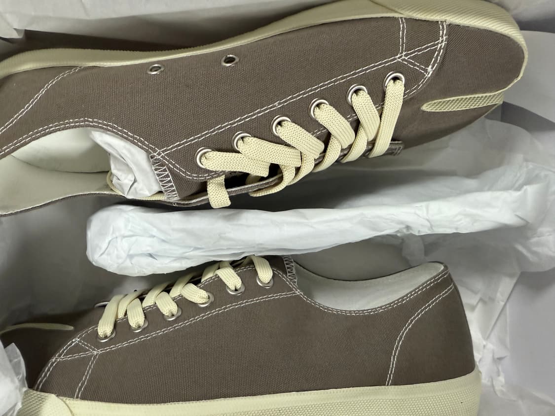 [43] 메종 마르지엘라 타비 로우 컨버스 캔버스 스니커즈 그레이 상품이미지4