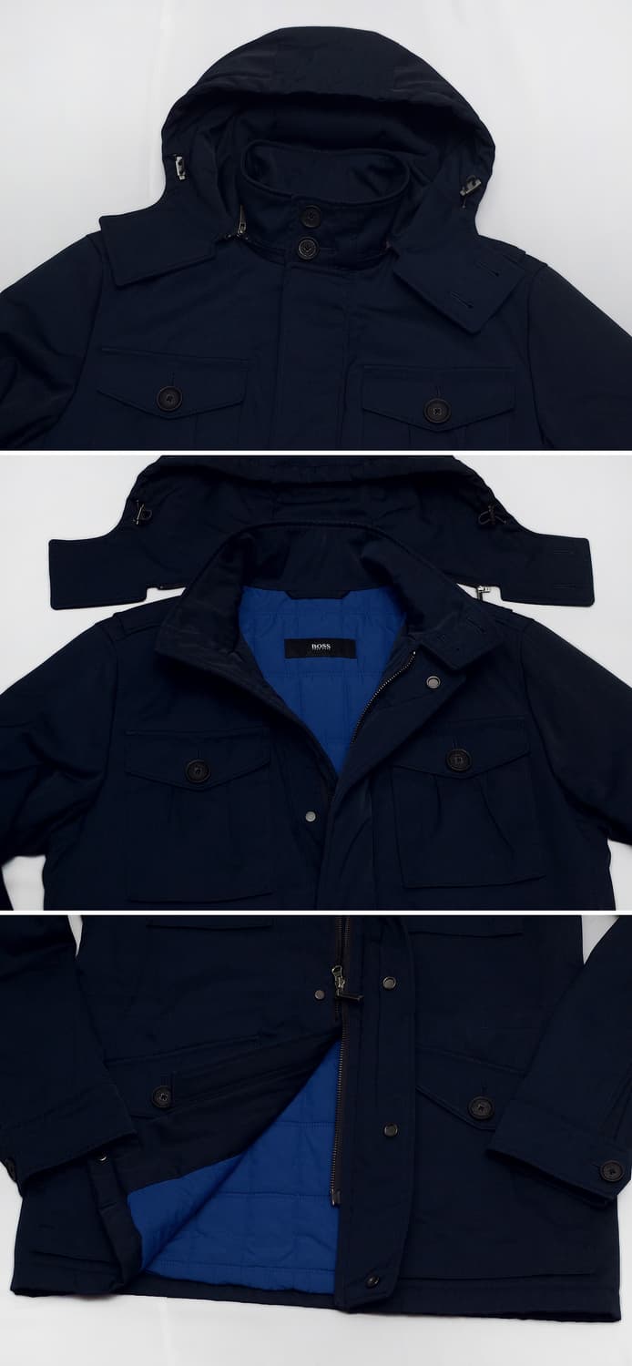 휴고 보스 캔드 패디드 후드 트레블러 필드 자켓 (48 / 100) 상품이미지4