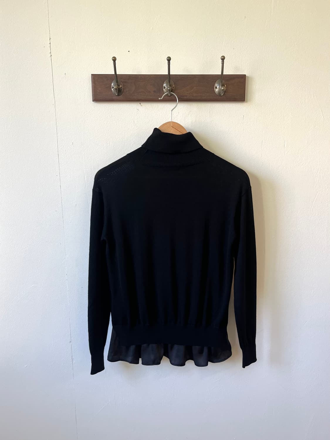 japan vtg 레이어드 블랙 터틀넥  상품이미지4