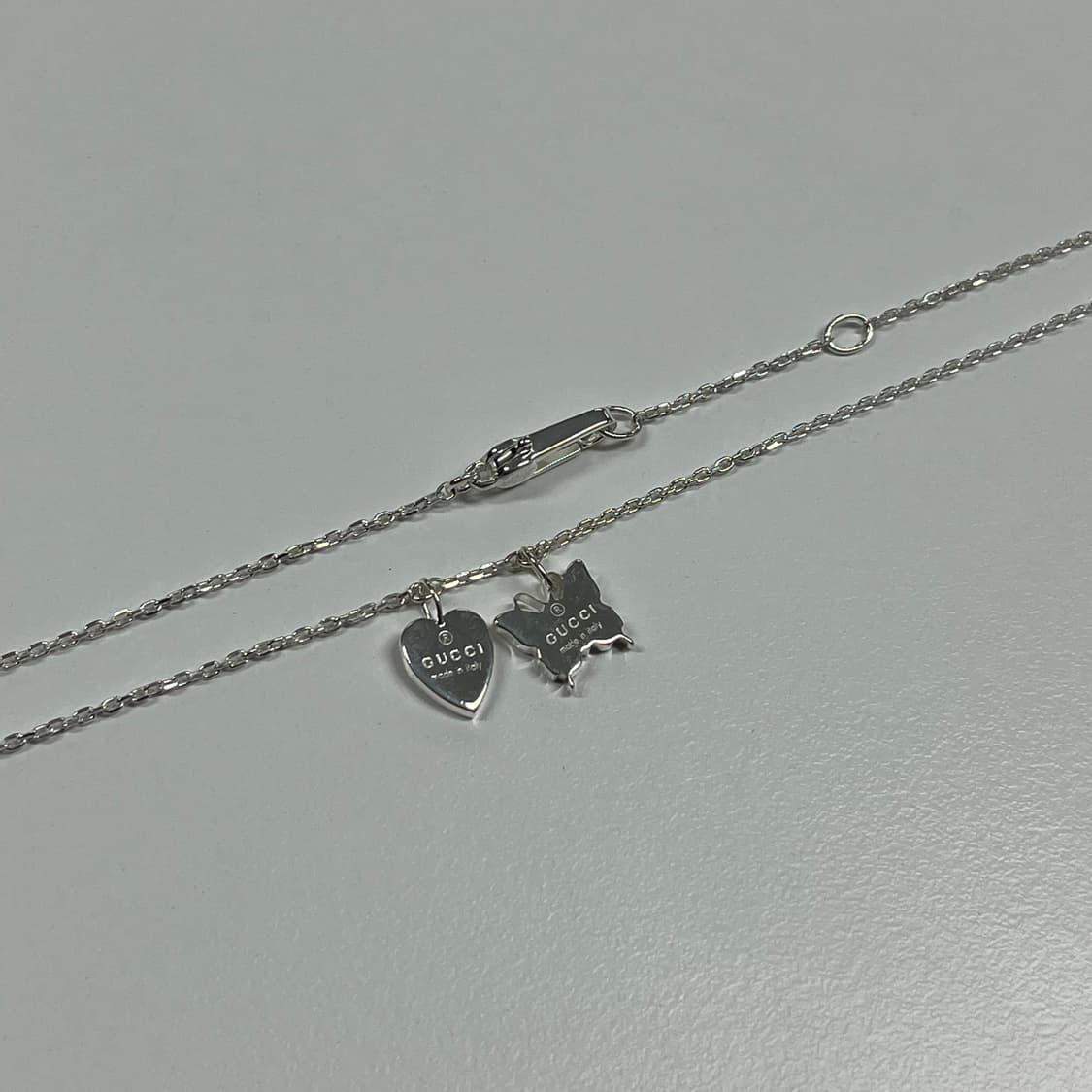 구찌 하트 나비 목걸이 상품이미지5