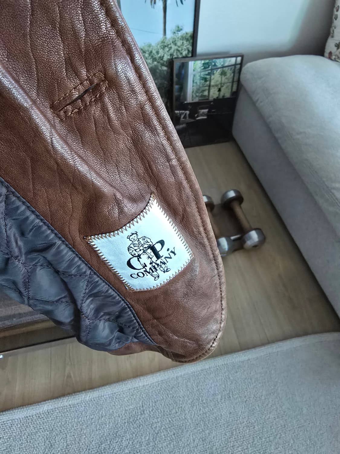 C.P. 컴퍼니 브라운 양가죽 카코트 자켓100~105사이즈 상품이미지6