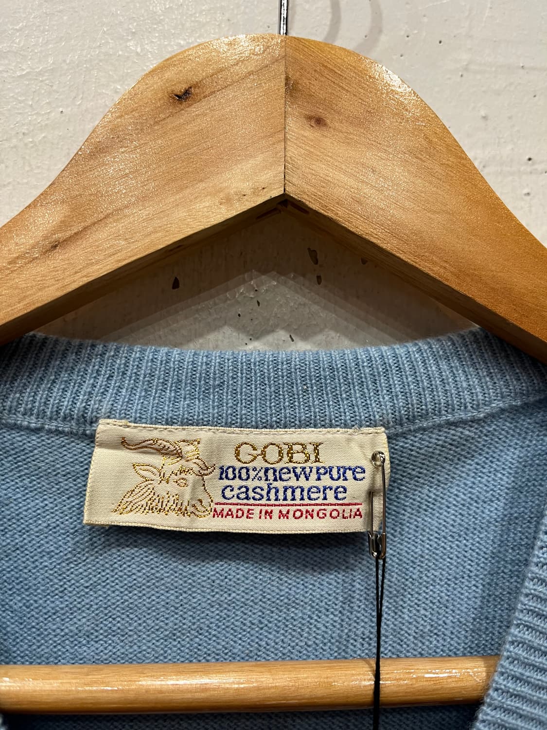 GOBI 고비 캐시미어100% 베스트 조끼 미사용품 상품이미지4