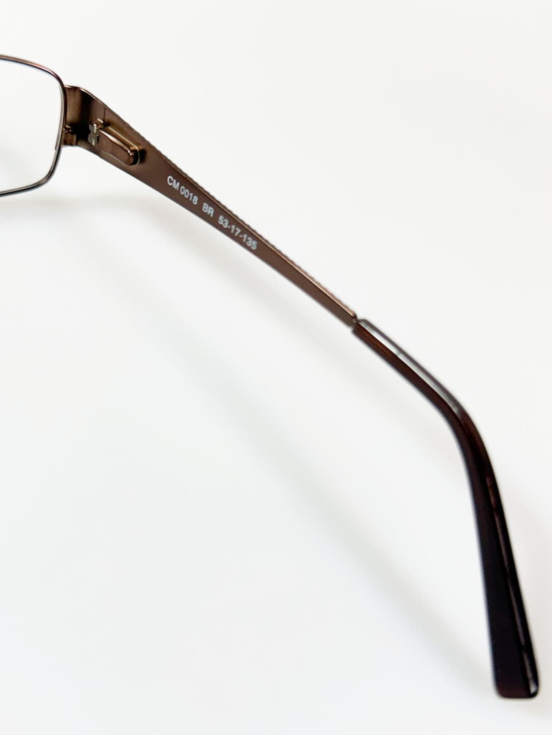 CHELSEA MORGAN 브라운 슬림 스퀘어 메탈 빈티지 안경 상품이미지5