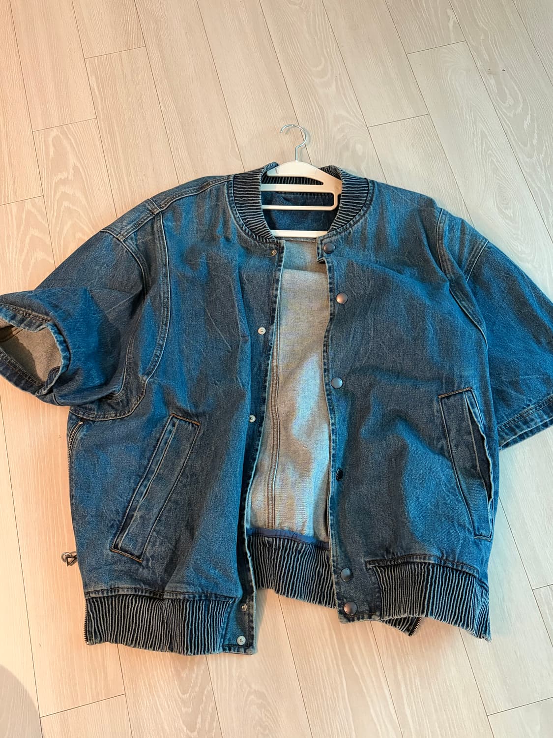 [50] 솔리드 옴므 데님 자켓 5부 상품이미지1