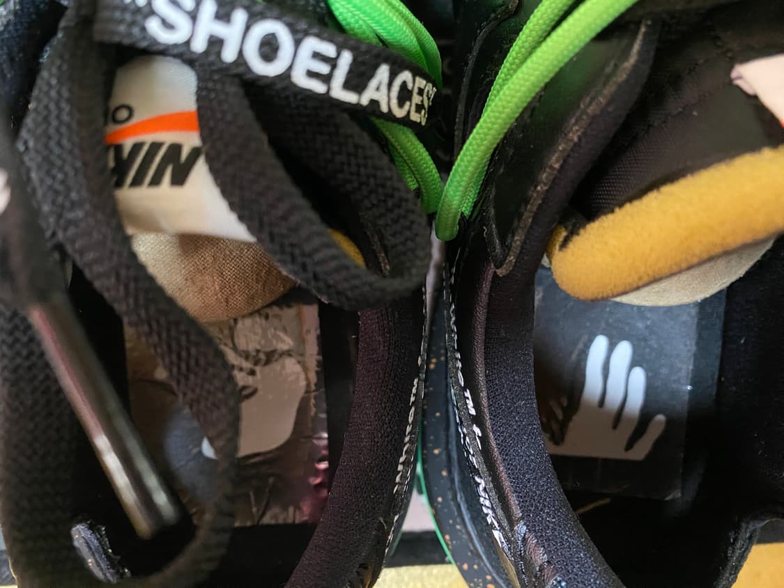 오프화이트 x 나이키 블레이저 로우 블랙 265 상품이미지2