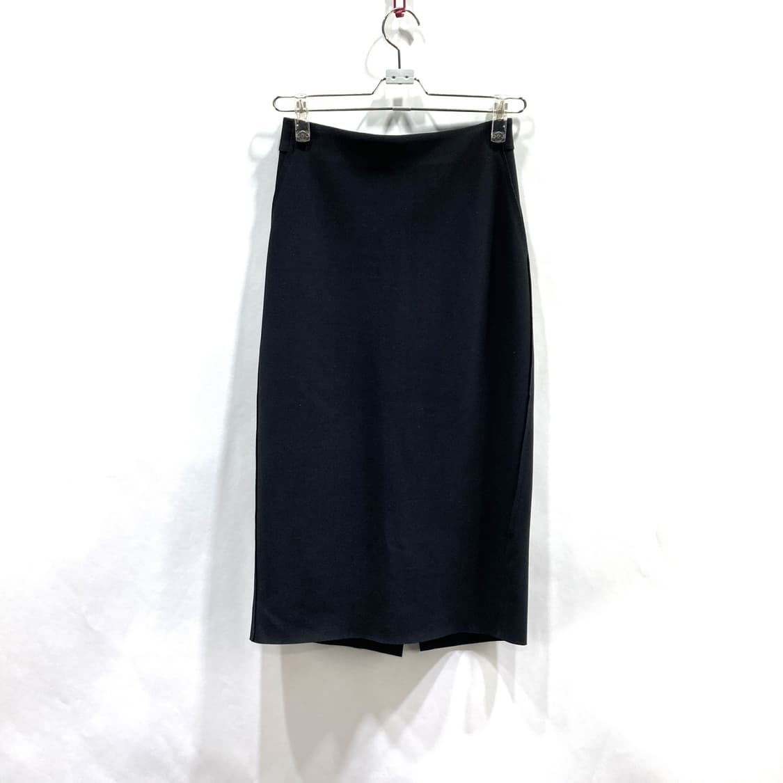 GROVE 여성롱스커트 블랙 뒷밴딩 26-27 상품이미지1