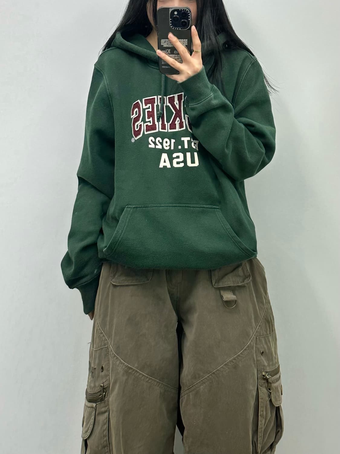 디키즈 usa 그린 후드티 상품이미지1