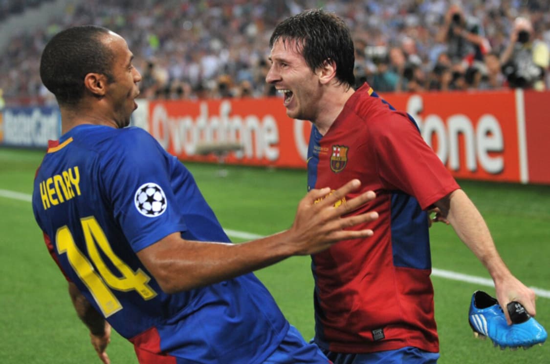 08-09시즌 바르셀로나 티에리 앙리 유니폼 L 레플리카 상품이미지8