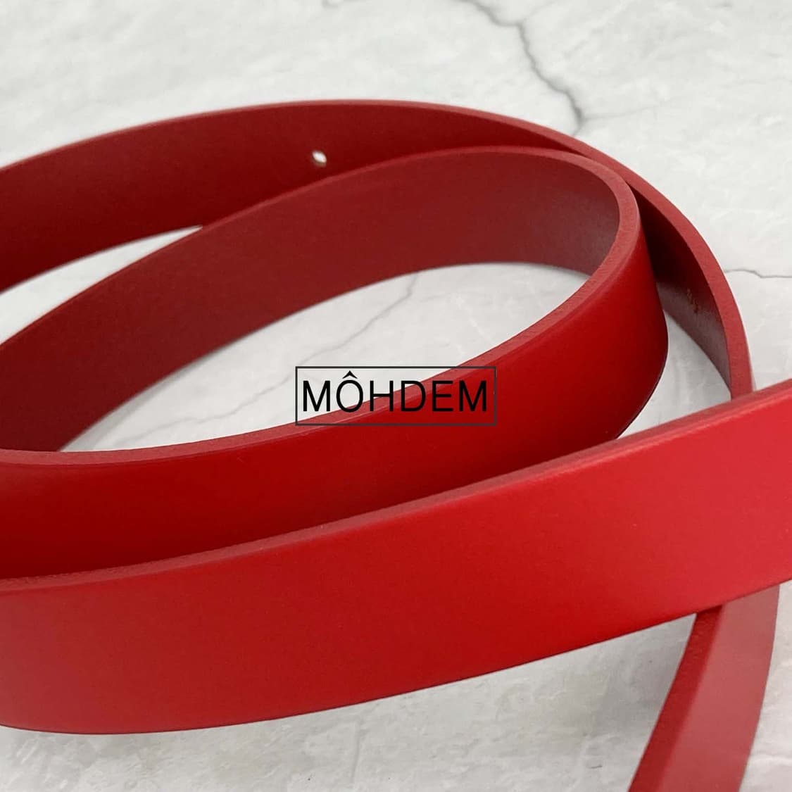 [Uinsex]더블링 웨스턴 소가죽 벨트 레드 상품이미지7