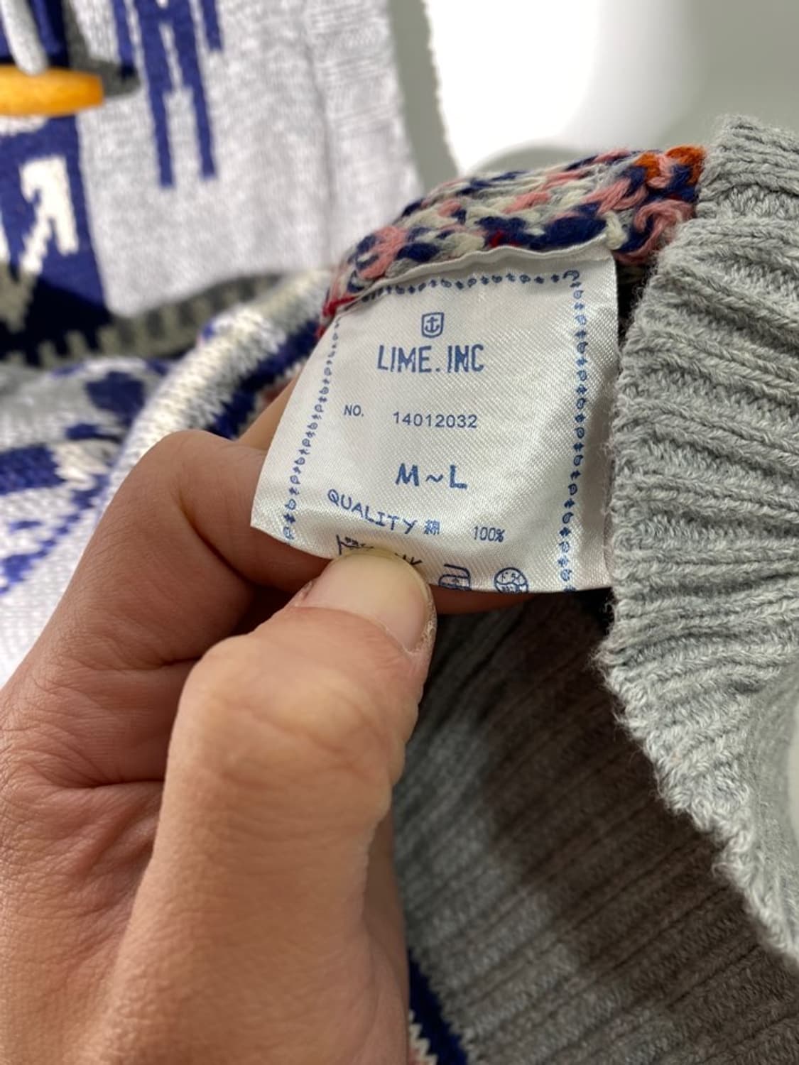 marine lime 코튼 니트 베스트 상품이미지4