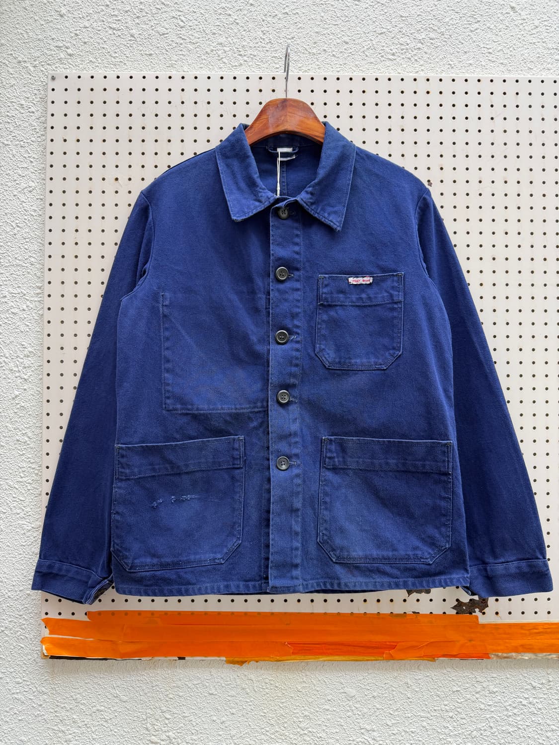 OLD VINTAGE WASHED NAVY 빈티지 프렌치워크자켓 상품이미지1