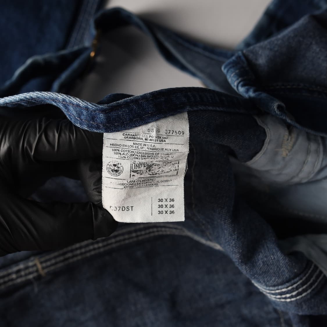 칼하트 오버올 블루 30 (MADE IN USA) 상품이미지8