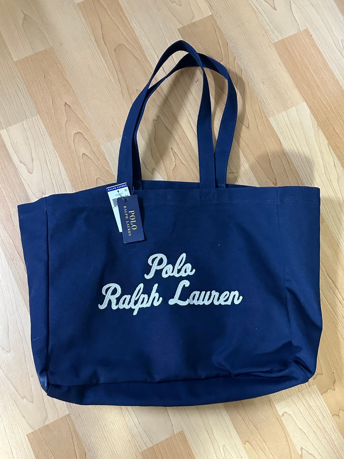 폴로 랄프로렌 캔버스 토트백 네이비 새상품 상품이미지1