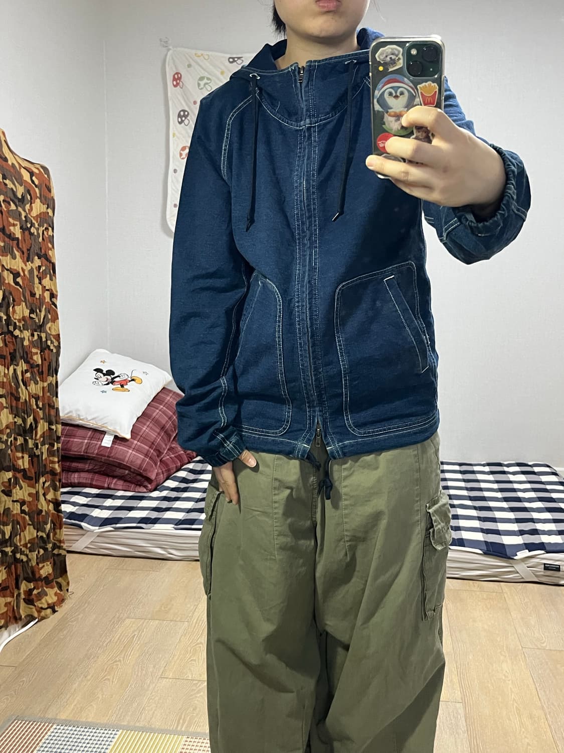 M2squared 엠투스퀘어드 데님 후드집업 상품이미지5