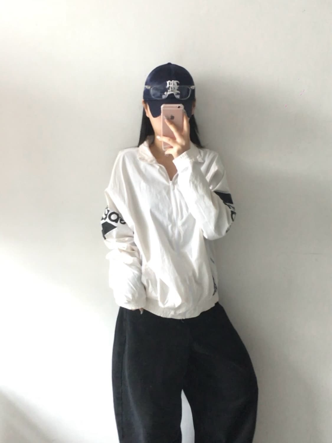 아디다스 삼선로고 바람막이 집업 상품이미지2