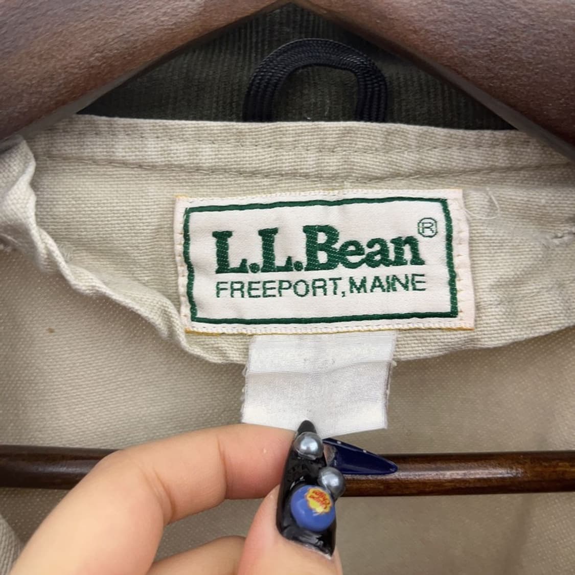 엘엘빈 90's 캐주얼 빈티지 워크 초어 자켓 L C08768 상품이미지5