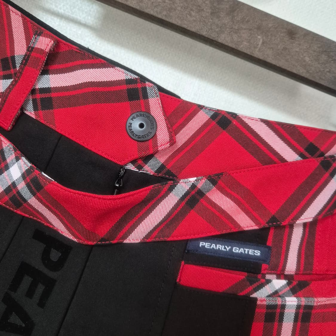 PEARLYGATES 체크 플리츠 치마 상품이미지3