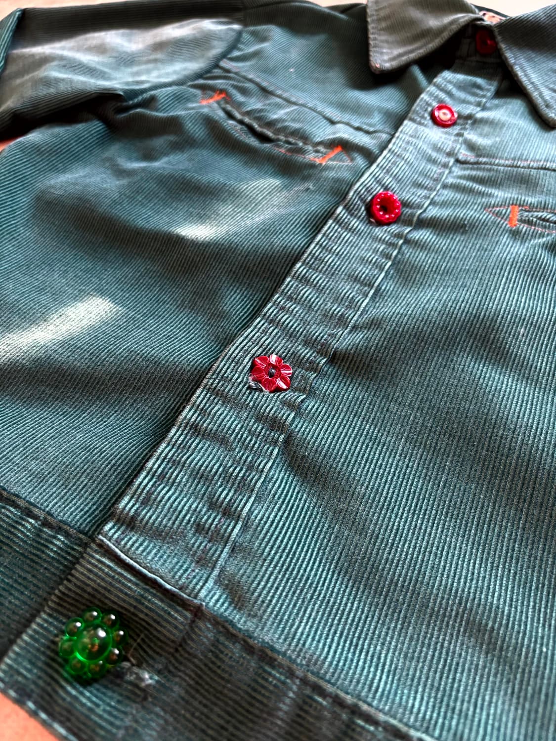 70's 리바이스 코듀로이 웨스턴 자켓 S(55~66) 상품이미지4