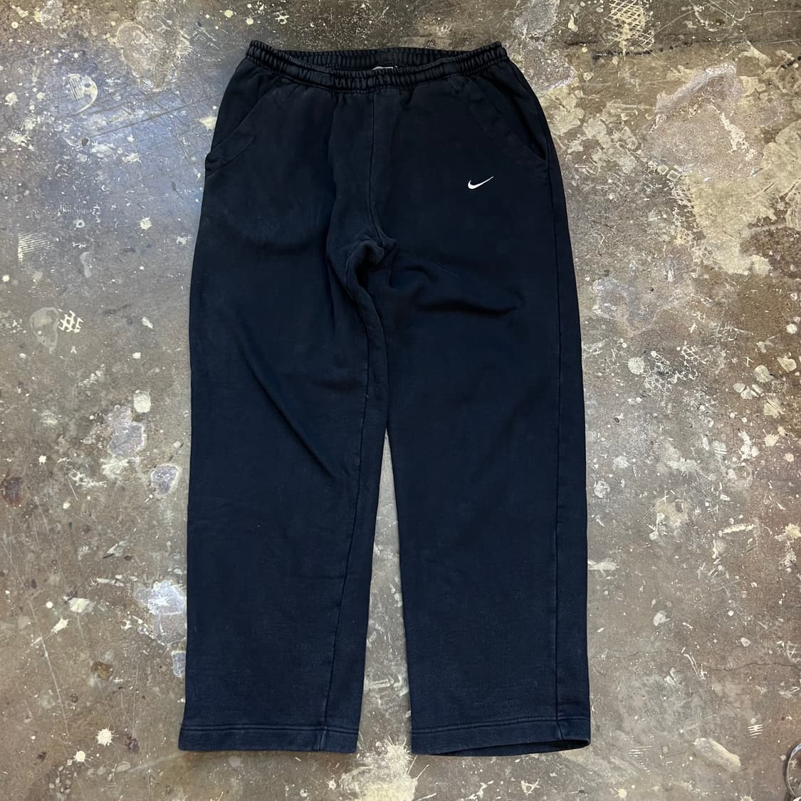 M) 올드 나이키 스몰 스우시 로고 스웻팬츠 트레이닝복 바지 상품이미지1