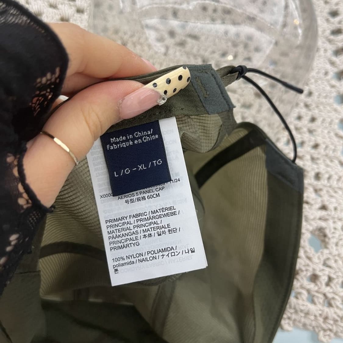 아크테릭스 에어리어스 5 패널 말차카키 볼캡 C09848 상품이미지4