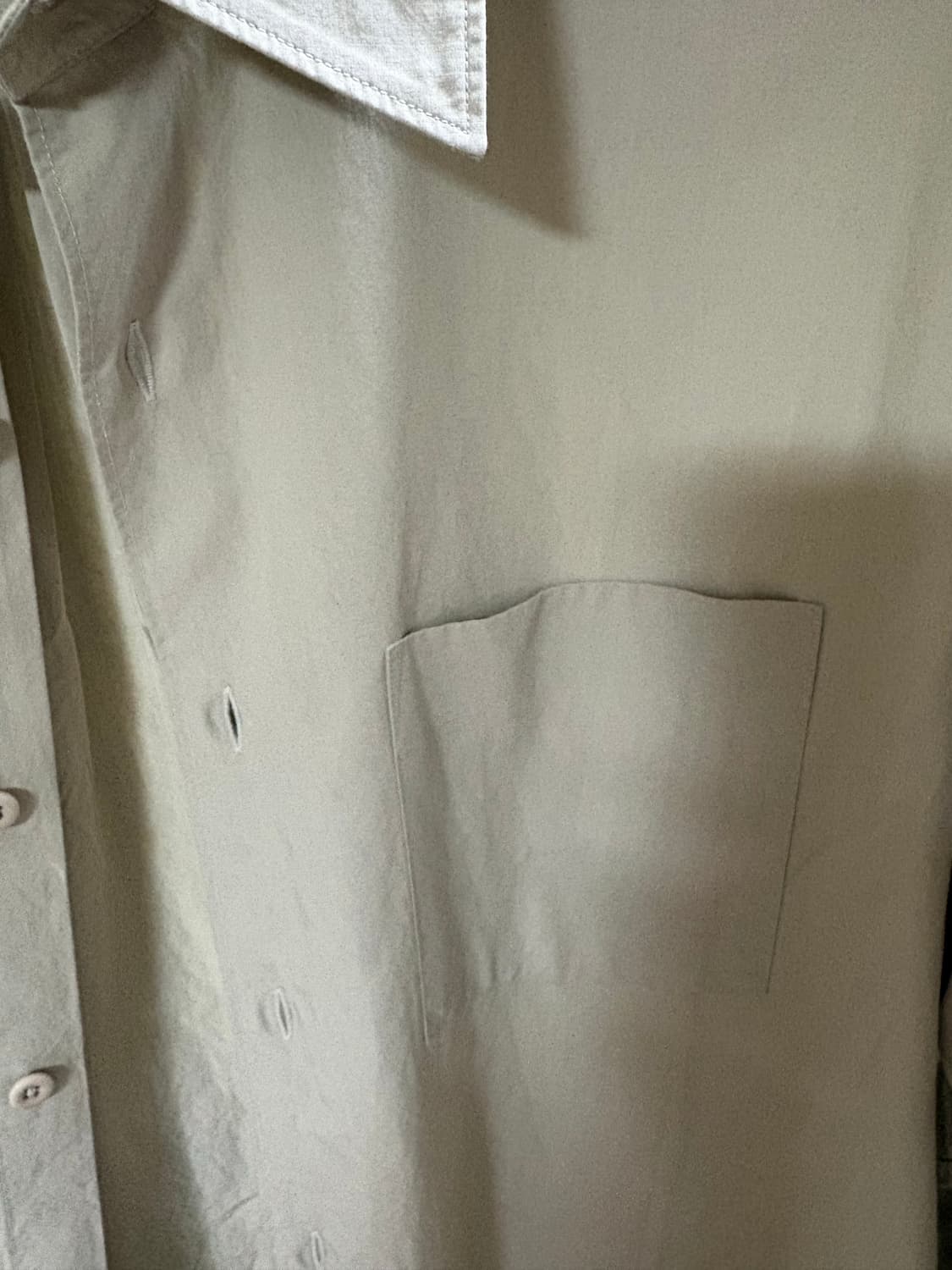 퍼스트플로어 새커셔츠 모스 그레이 46 상품이미지4