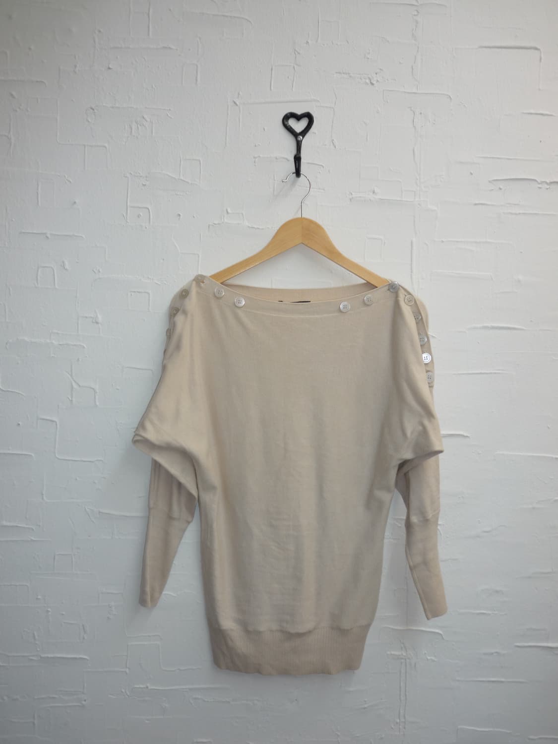 open button ivory knit 상품이미지4