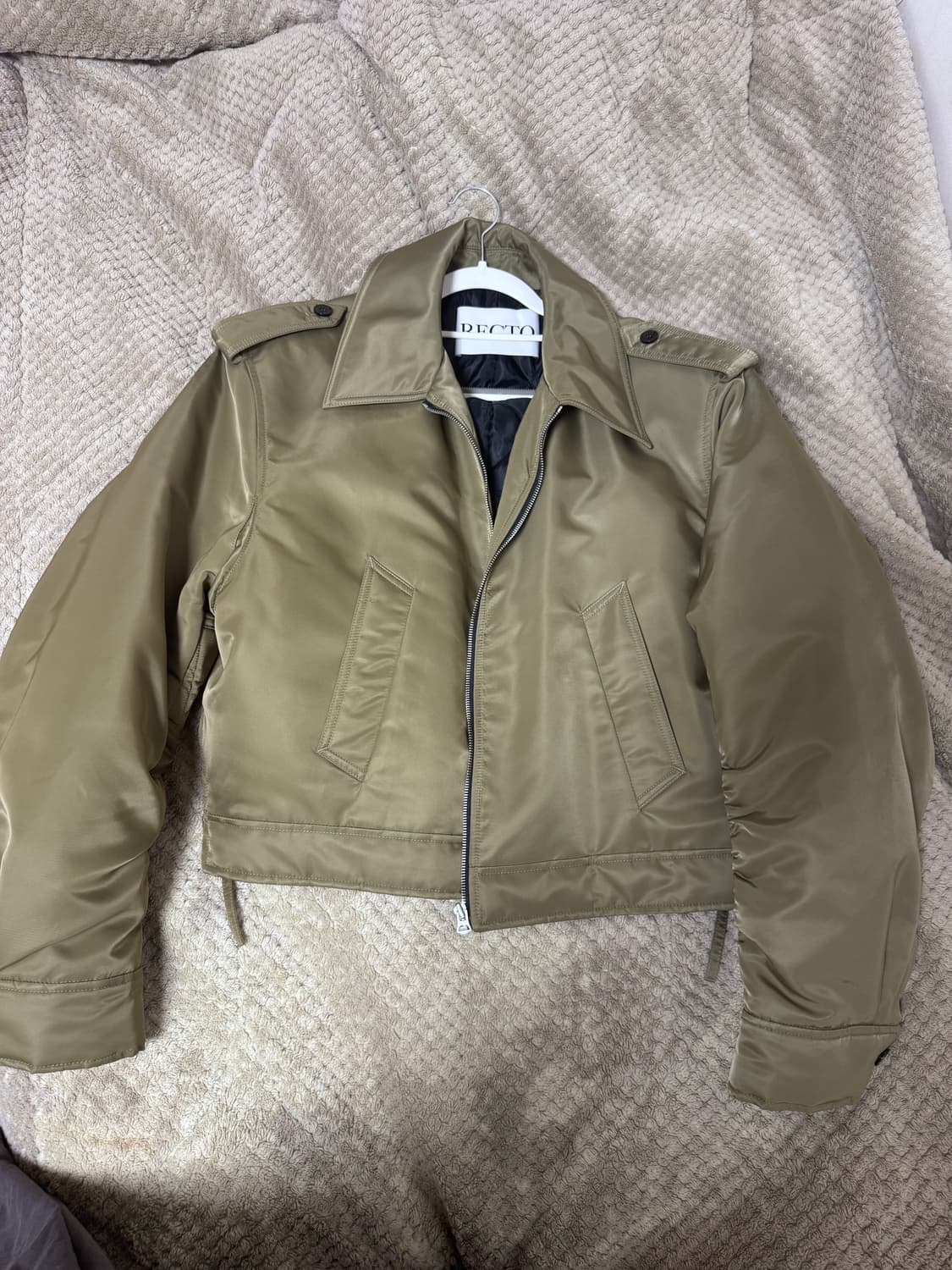 렉토 툴루즈 나일론 봄버 자켓 olive khaki  상품이미지1