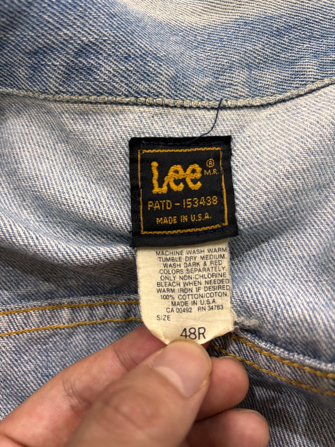80s USA Lee Riders 220-0745 데님 자켓  상품이미지6