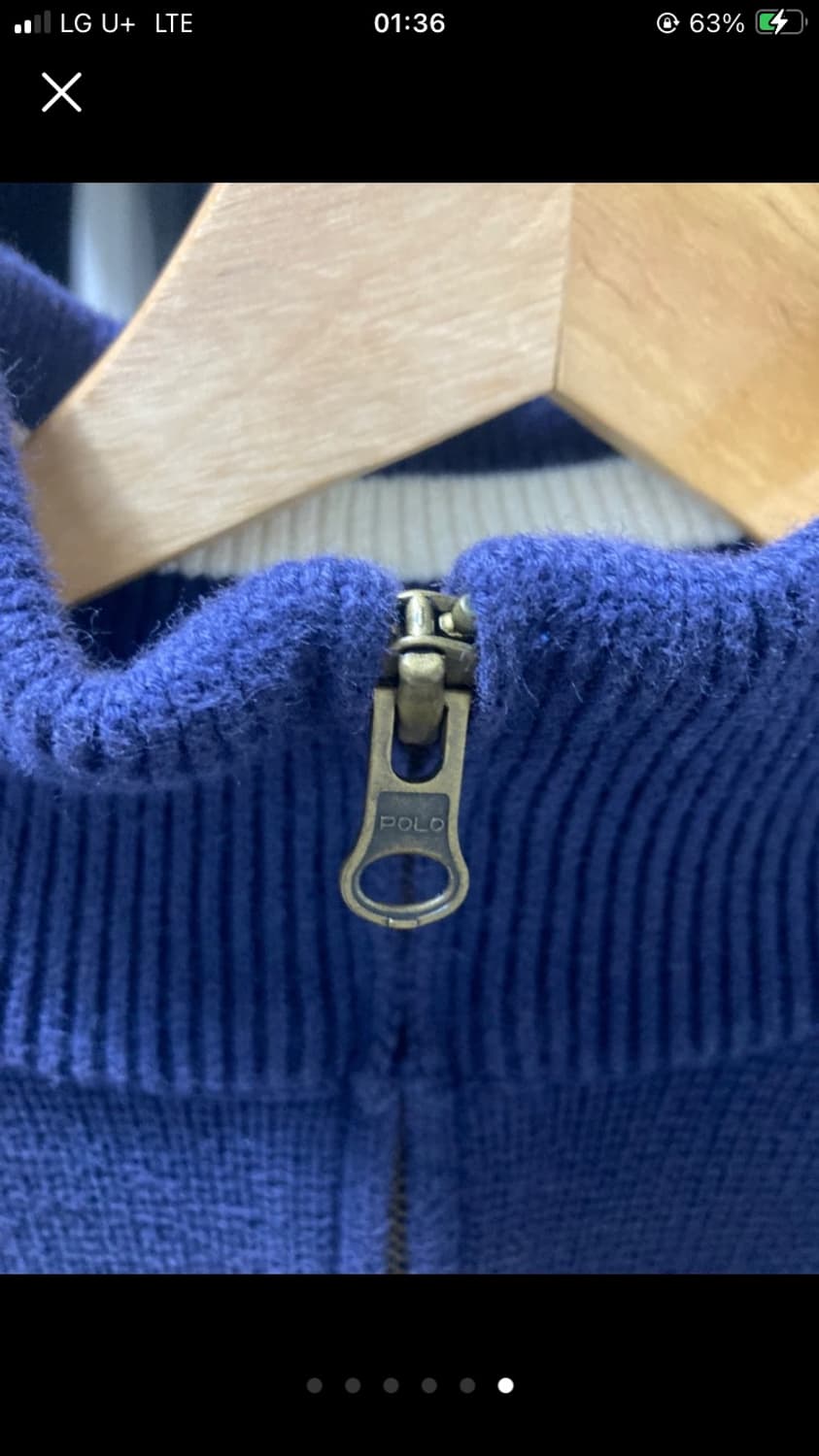 폴로 랄프로렌 자수 니트 가디건 집업 상품이미지6