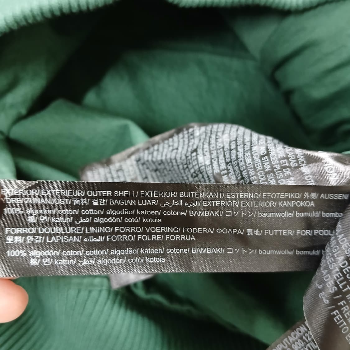 <새상품>자라 그린 봄버 자켓 상품이미지7