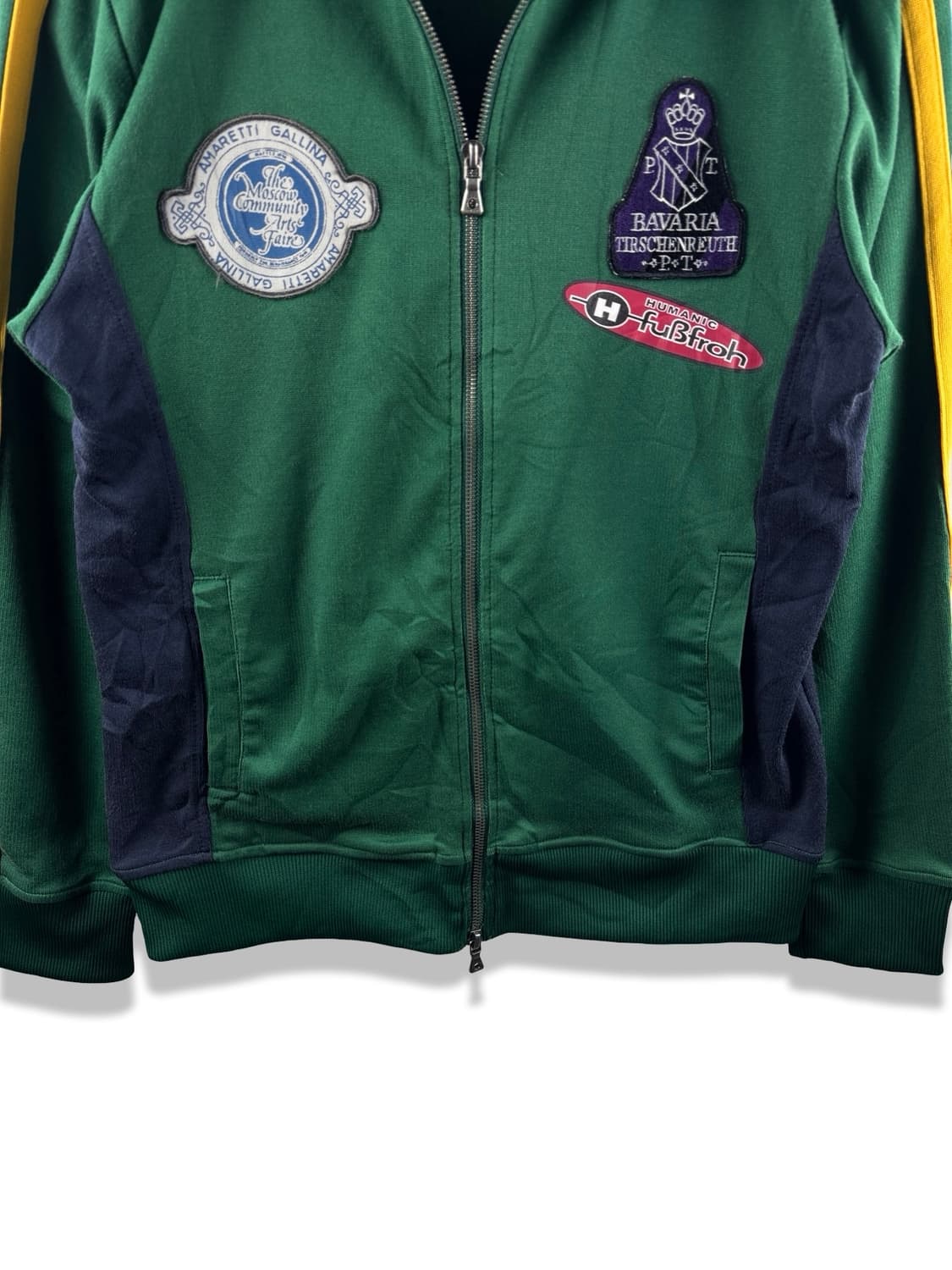 JPN 90S Y2K 그린 트랙집업1812 상품이미지4