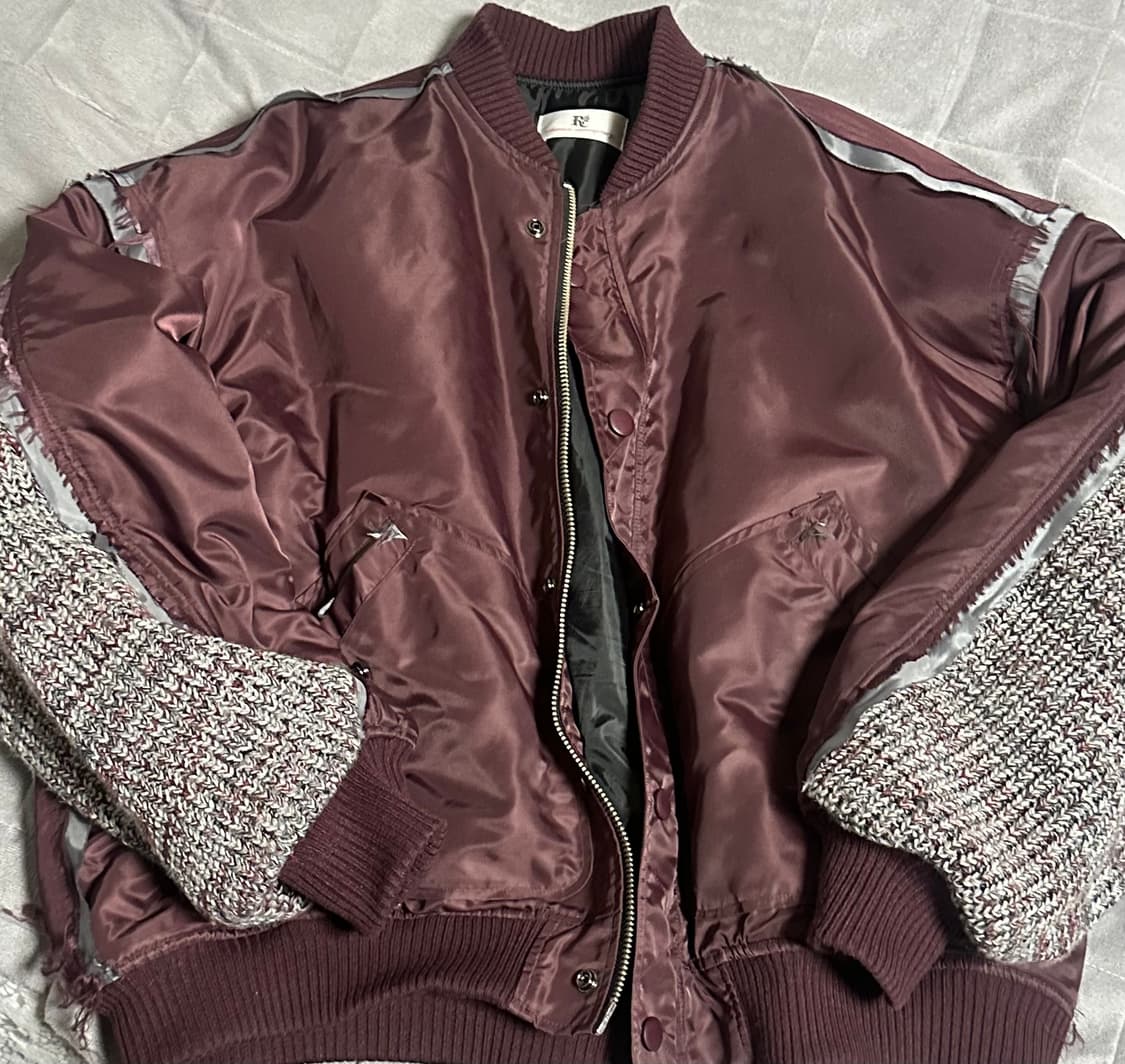 Rssc 알에스에스씨 MA-1 점퍼 버건디 팝니다 상품이미지2