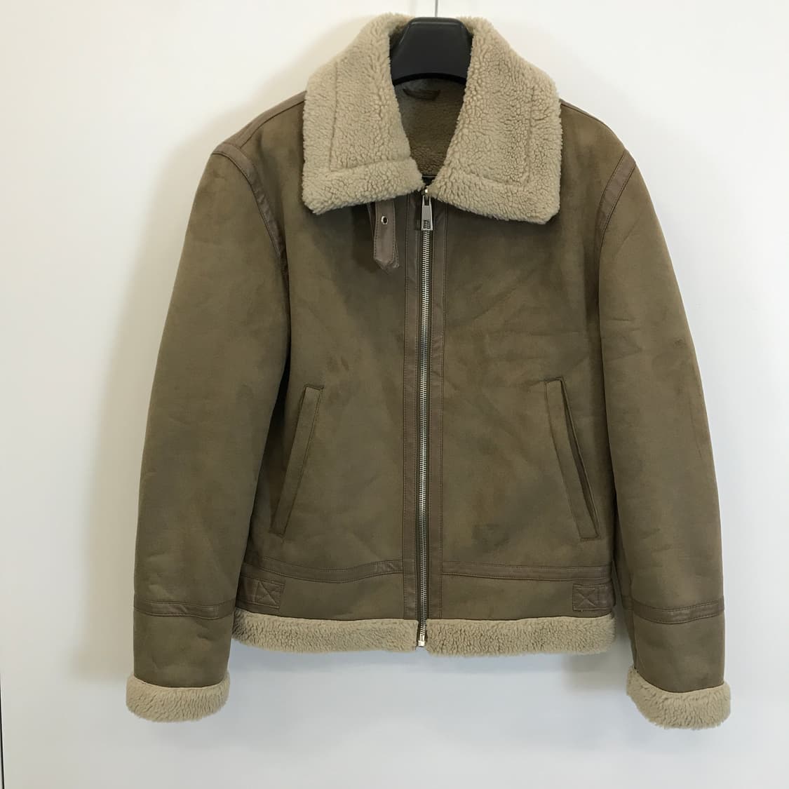 자라 무스탕 자켓 베이지브라운 [M] 상품이미지1