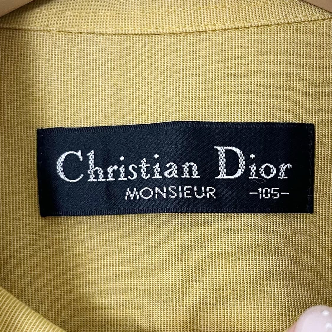 입생로랑 옐로우 원포켓 솔리드 셔츠 상품이미지6