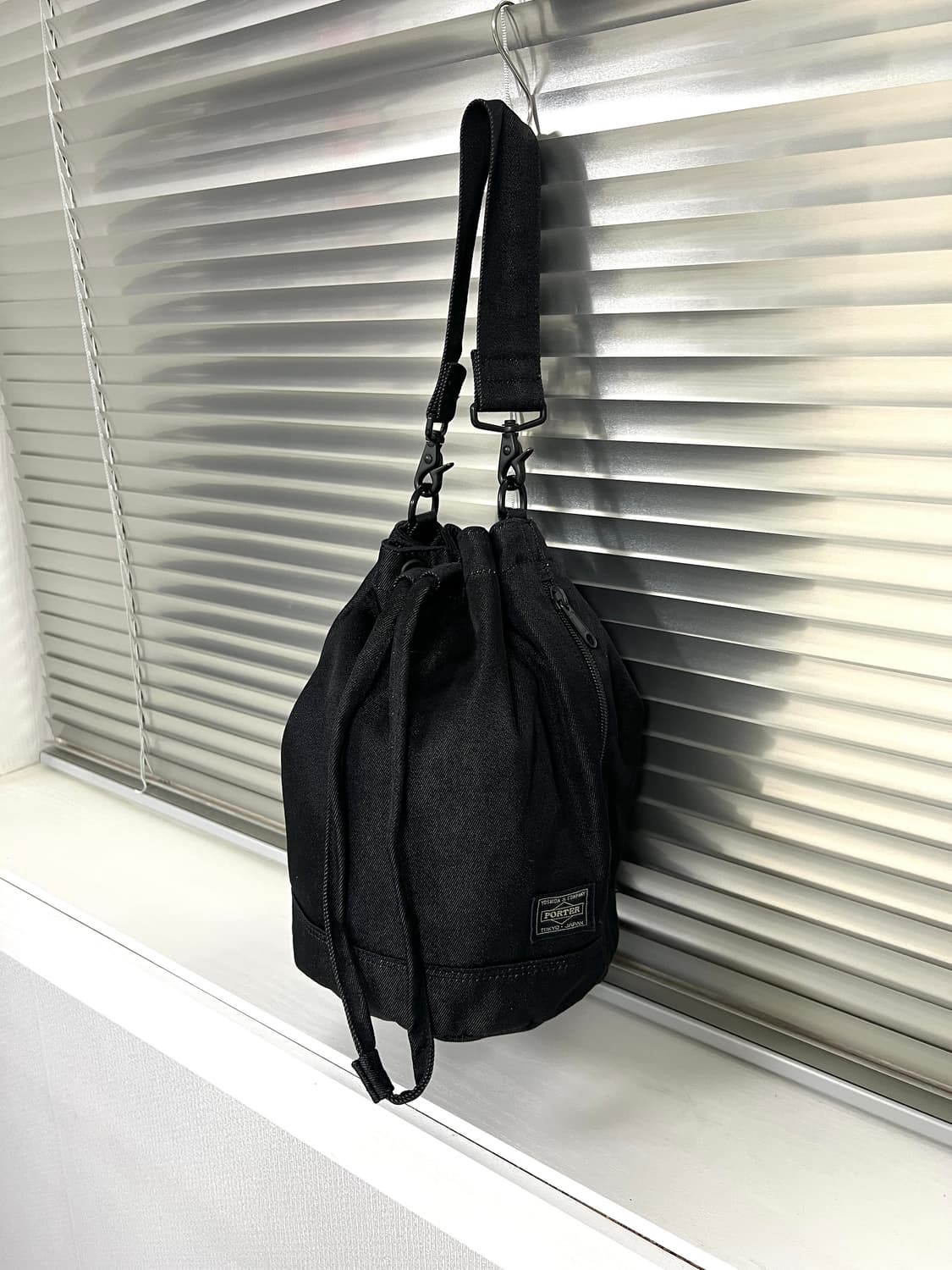 HEAD PORTER-DENIM TOTE BAG (Black)  상품이미지3