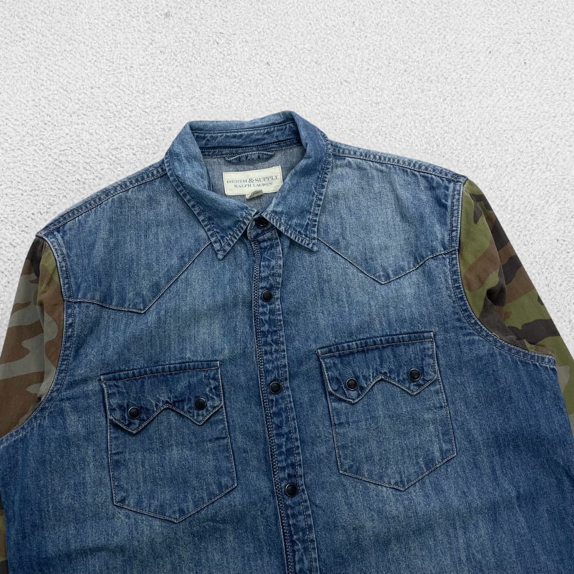 데님앤서플라이 랄프로렌 카모 데님 셔츠 상품이미지2