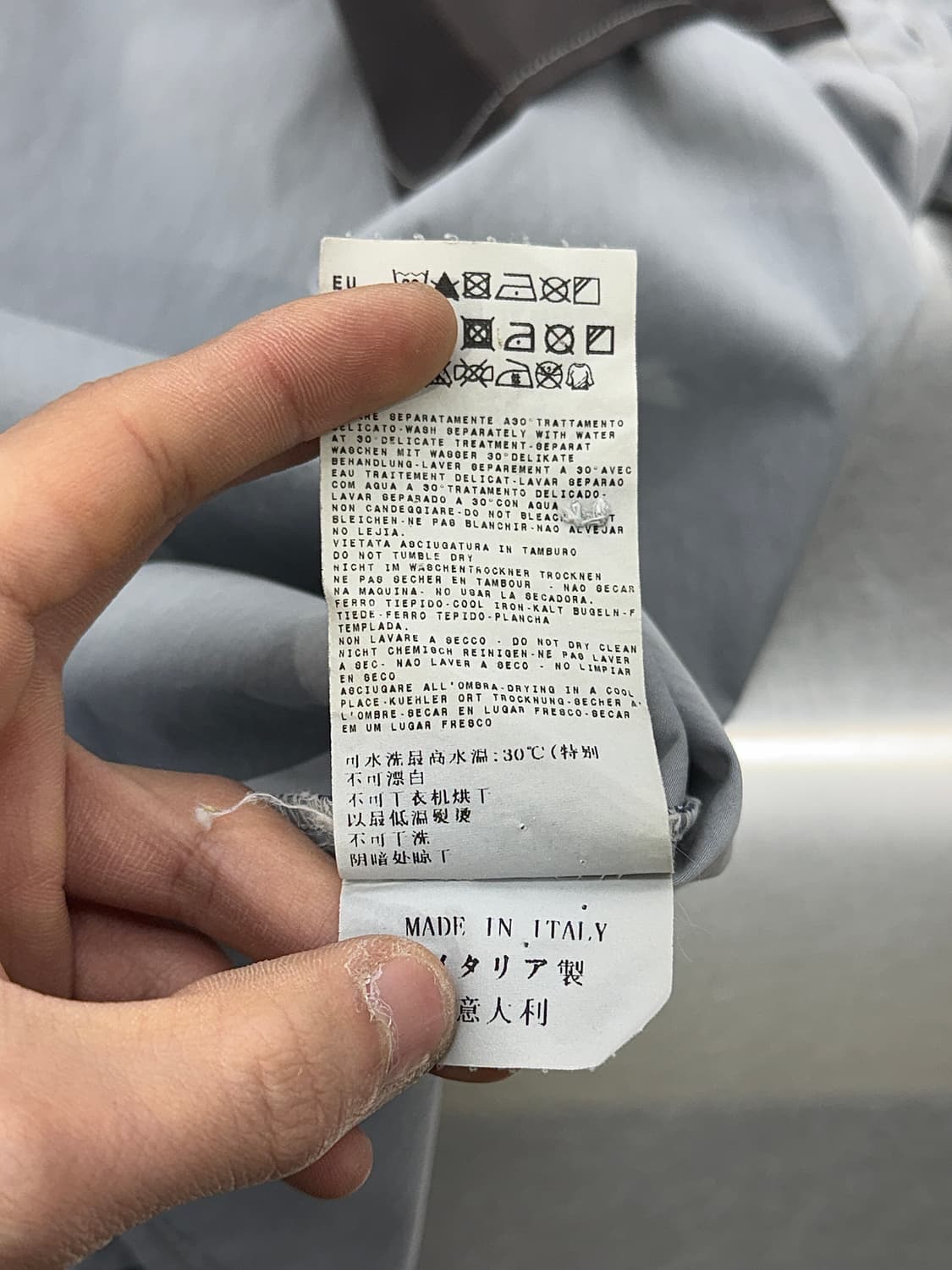 스톤아일랜드 09ss 쉐도우 프로젝트 그레이 나일론 쇼트 셔츠 상품이미지10