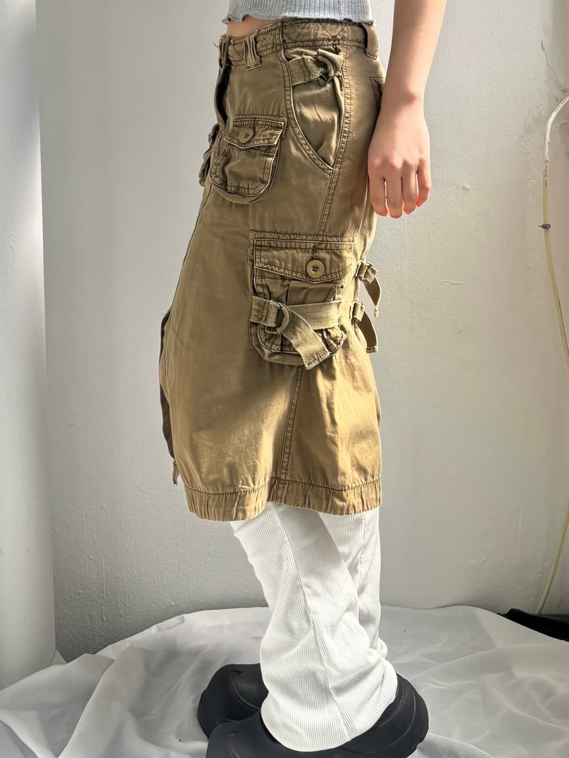 Abercrombie Cargo Midi Skirt 상품이미지3