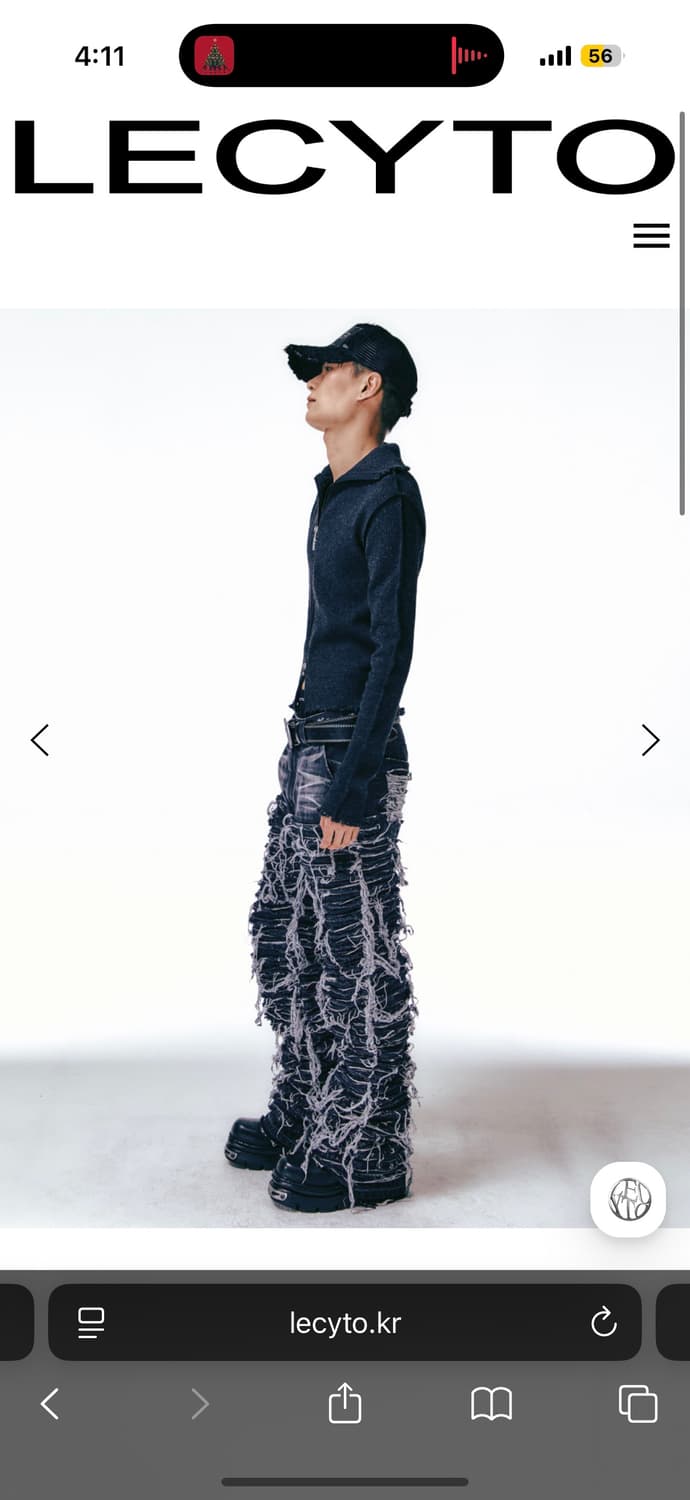 레씨토 니트 집업 차콜 상품이미지6