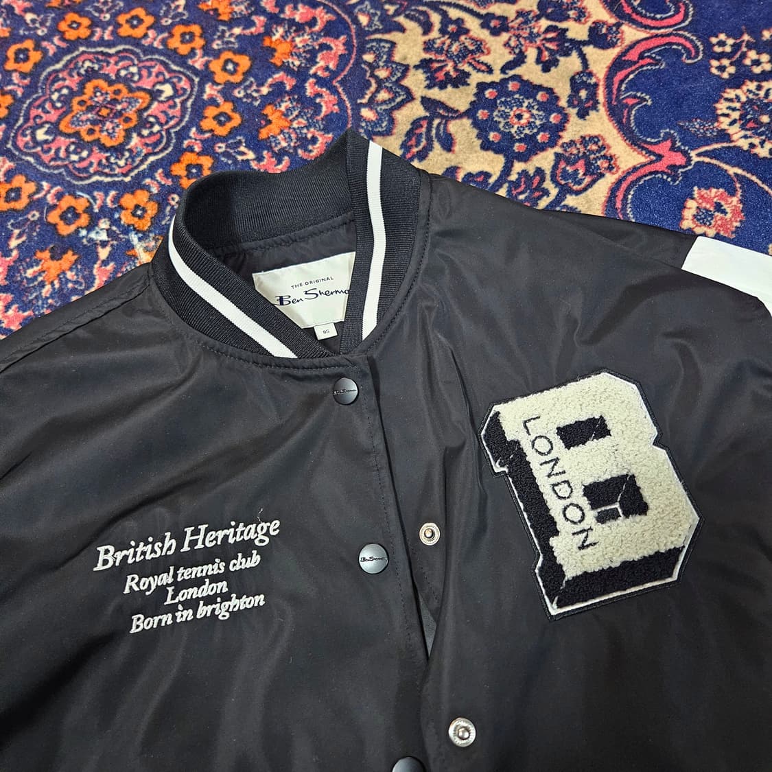 벤셔먼 23ss 크롭 나일론 바시티 자켓 S 상품이미지6