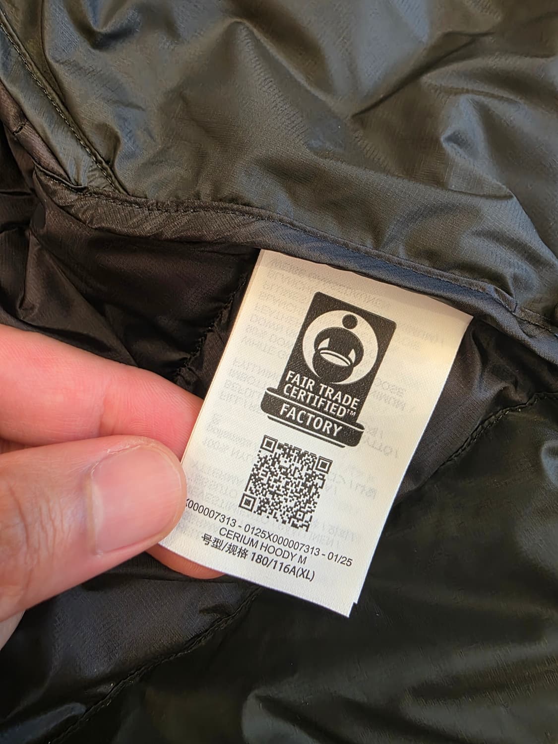 아크테릭스 세륨 패딩 블랙 XL 상품이미지4