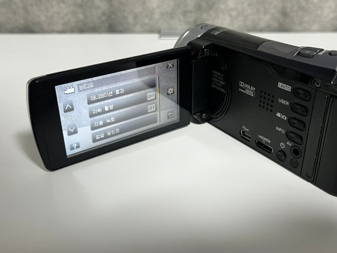 Jvc gz hm390 빈티지 캠코더 카메라 블랙 상품이미지5