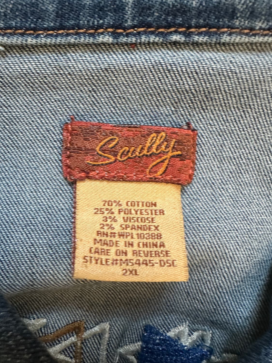 캐피탈맛 빈티지 웨스턴 데님 자켓 상품이미지4