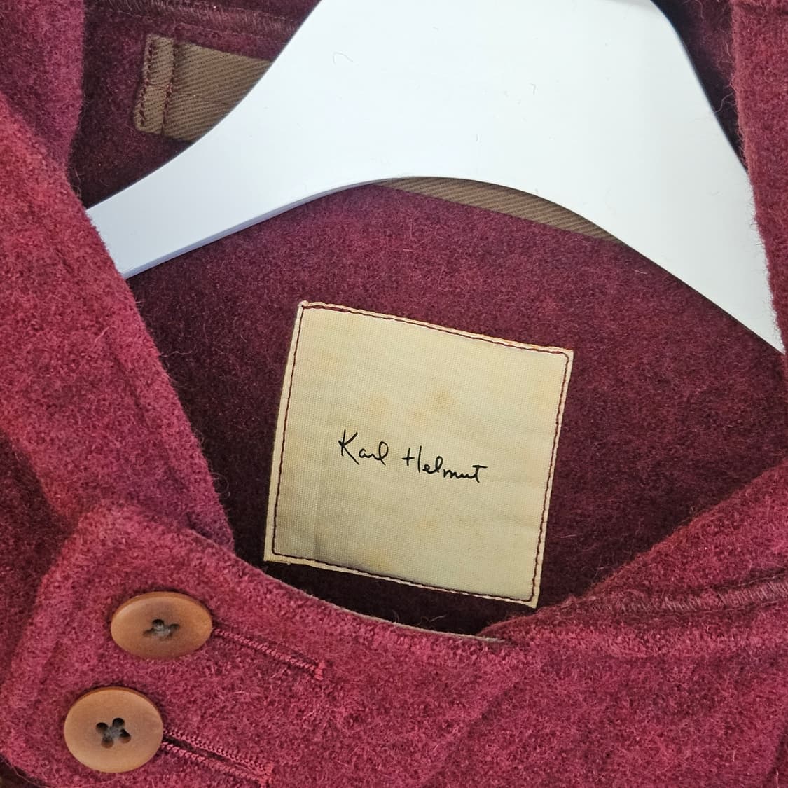 KARL HELMUT 울 더플코트 떡볶이코트 3XL 상품이미지5