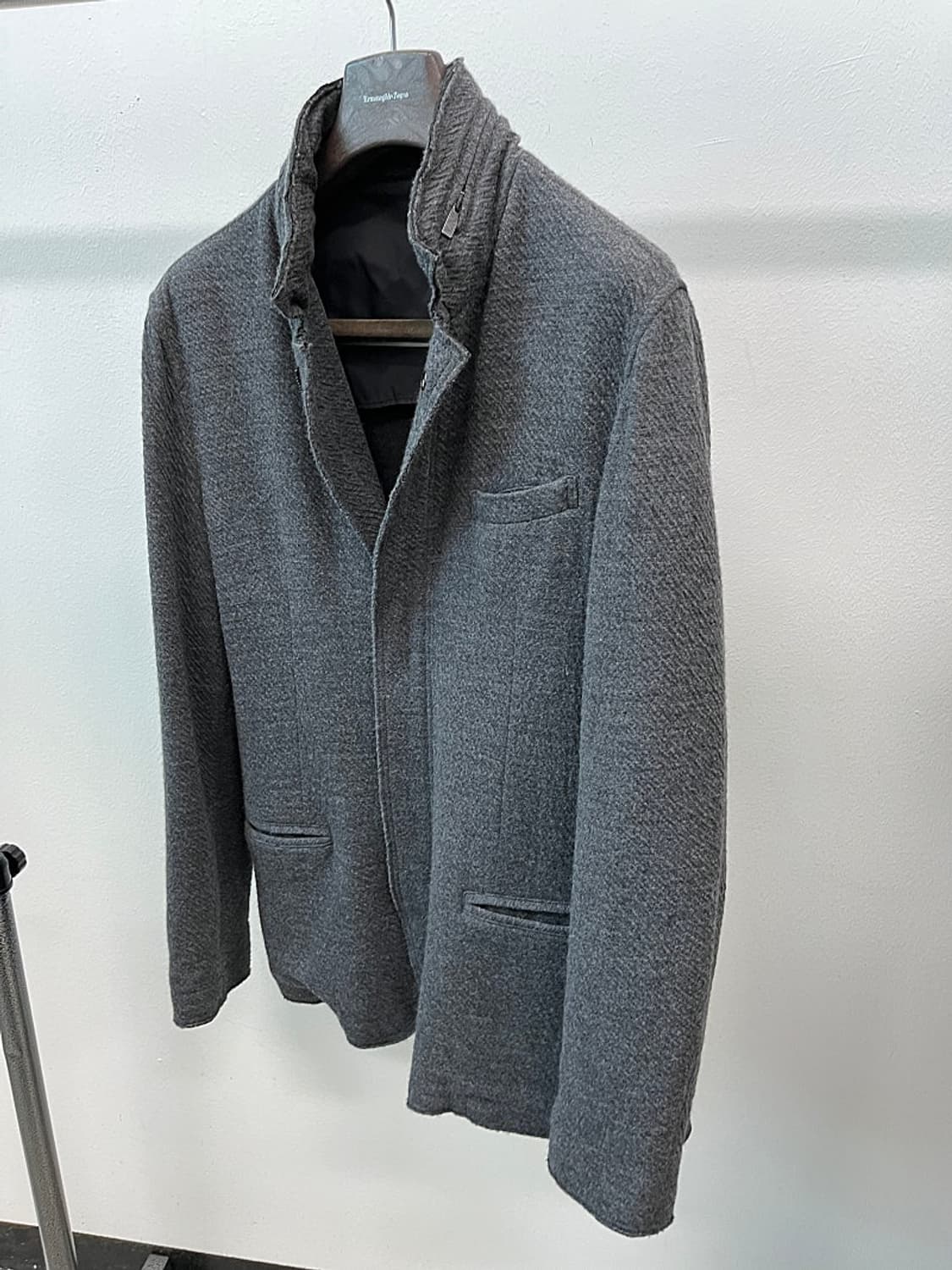 105-110) 엠포리오알마니 부클 니트자켓  상품이미지1