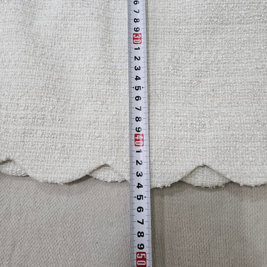 70 빈티지 화이트 크로셰 미니 스커트 0330Y 상품이미지7