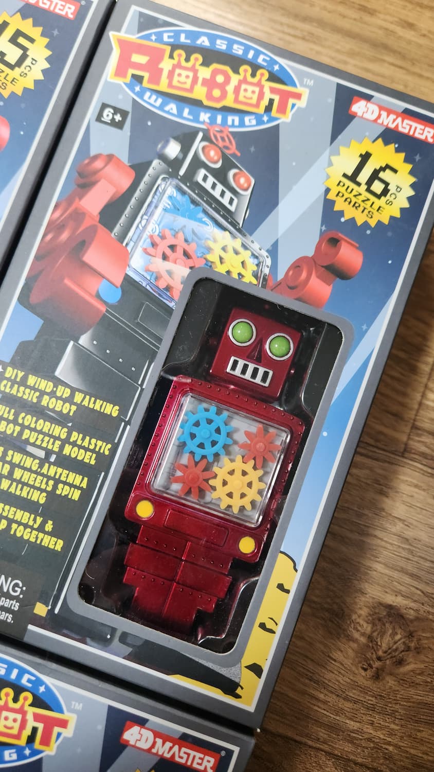 # 빈티지 4D Master 클래식 로봇 워킹 조립 퍼즐 프로모델 로보트 상품이미지4